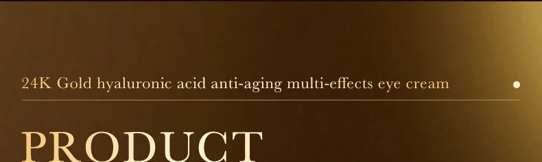 Hyaluronic Acid Eye Cream (Dark Circles + Eye Bags)