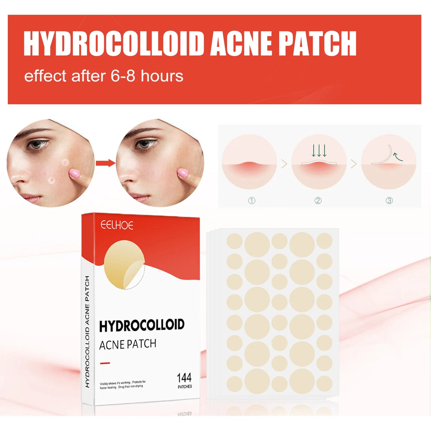 Invisible Face Acne Patches