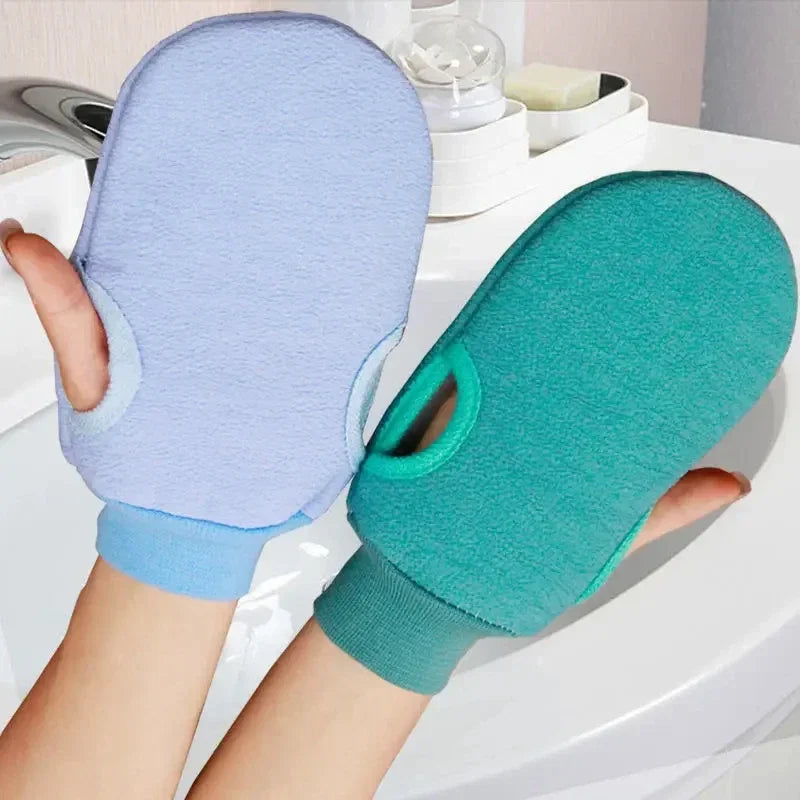Exfoliating Gloves (Dead Skin Removal Shower & Spa Mitts)