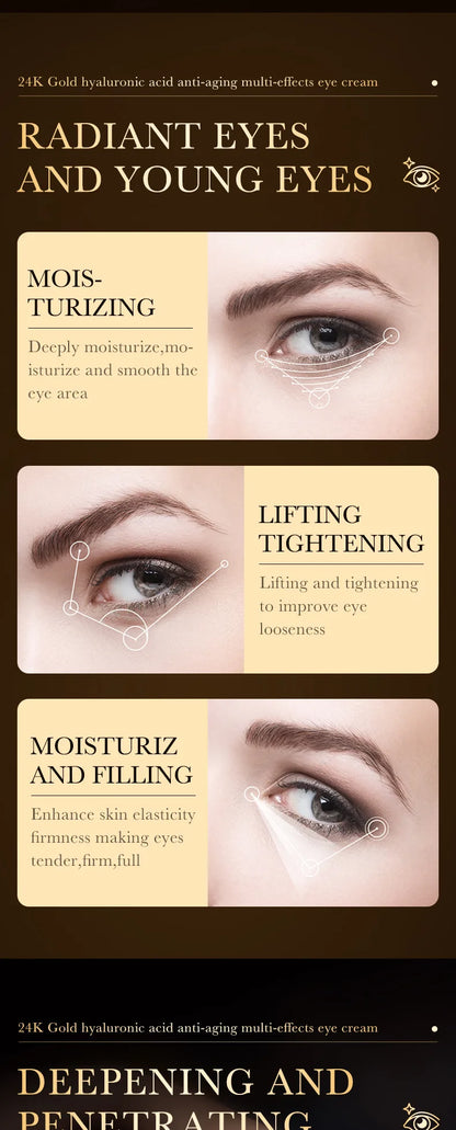 Hyaluronic Acid Eye Cream (Dark Circles + Eye Bags)